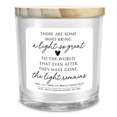 SOY CANDLE A LIGHT SO GREAT WHITE 13OZ