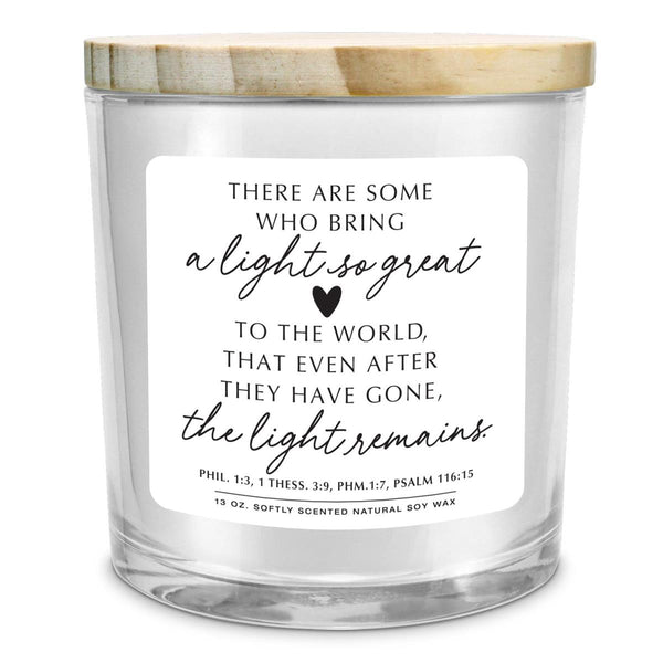 SOY CANDLE A LIGHT SO GREAT WHITE 13OZ