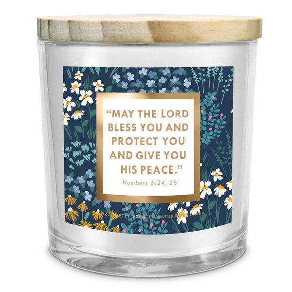 SOY CANDLE MAY THE LORD BLESS YOU 13OZ