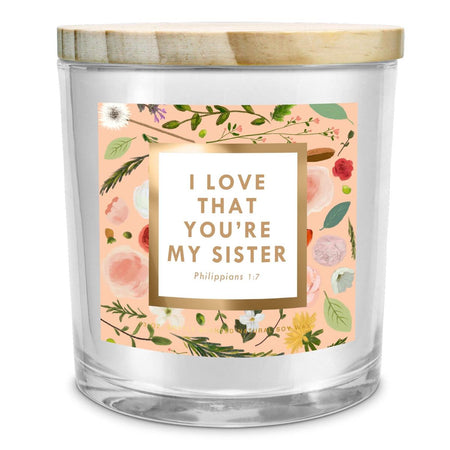 SOY CANDLE HAPPY EVERYTHING YELLOW 13OZ