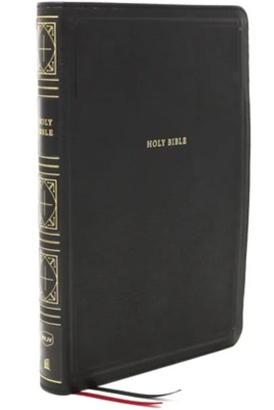 NKJV End-Of-Verse Reference Bible Compact Large Print Black (Red Letter Edition)