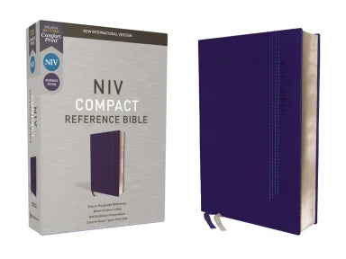 NIV Thinline Bible Giant Print Black Indexed (Red Letter Edition)