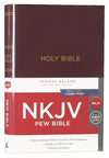 NKJV Pew Bible Burgundy (Red Letter Edition)