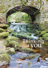 Thinking of You Card - Stream/Stone Bridge  (Order in 6)