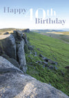 Age 40 Card - Stanage Edge Scene  (Order in 6)