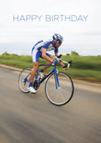 Birthday Card - Road Cyclist  (Order in 6)