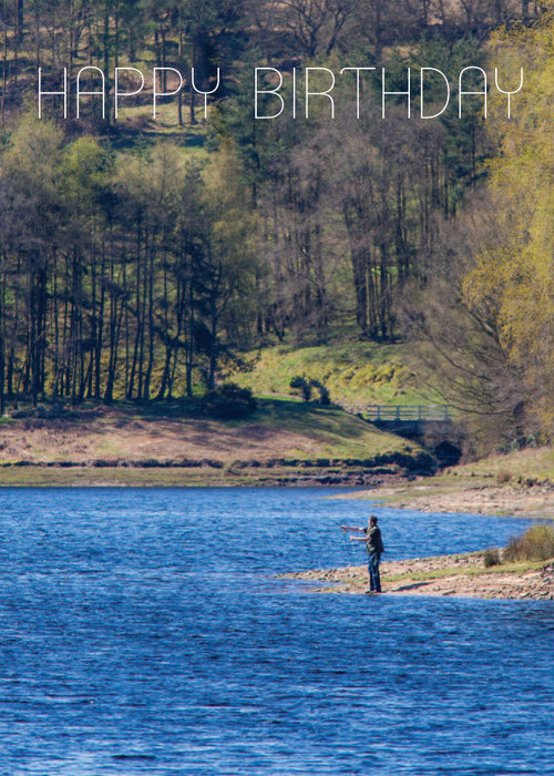 Birthday Card - Fly Fishing  (Order in 6)