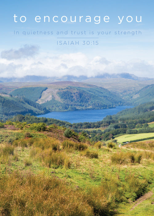 Encourage Card - Welsh Scene  (Order in 6)