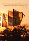 Blank Card - Evening Flags  (Order in 6)