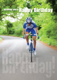 Birthday Card - Road Cyclist  (Order in 6)