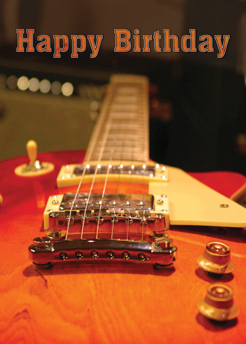 Birthday Card - Electric Guitar  (Order in 6)