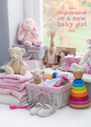 Baby Girl Card - Pink Nursery Toys  (Order in 6)