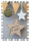 Congratulations Card - Medal And Stars  (Order in 6)