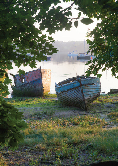 Blank Card - Boats On The Shoreline  (Order in 6)