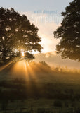Sympathy Card - Dawn Sunlight Near Trees  (Order in 6)