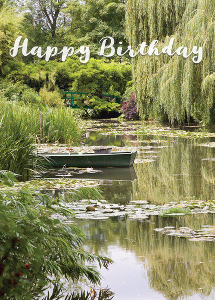 Birthday Card - The Lake At Giverny  (Order in 6)