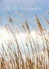 Sympathy Card - Evening Grasses  (Order in 6)