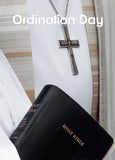 Ordination Card - Minister/Cross/Bible  (Order in 6)