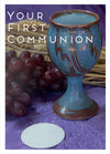 1st Communion Card - Blue Chalice Scene  (Order in 6)