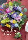 Wedding Day Card - Posy On Red Chair  (Order in 6)
