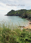 Thinking of You Card - Coastal Scene  (Order in 6)