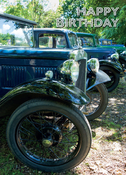 Birthday Card - Austin 7 Line Up  (Order in 6)