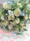 Wedding Day Card - Bouquet With Confetti  (Order in 6)