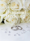 Diamond Anniversary Card - Rings And Diamonds  (Order in 6)