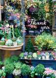 Thank You Card - Parisian Florist Shop  (Order in 6)