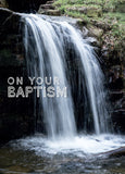 Baptism Card - Waterfall  (Order in 6)