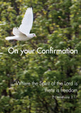 Confirmation Card - Dove In Flight  (Order in 6)