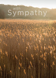 Sympathy Card - Reedbed at Minsmere  (Order in 6)