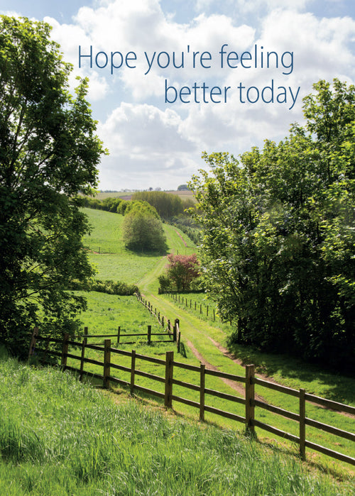 Get Well Card - Lincolnshire Scene  (Order in 6)
