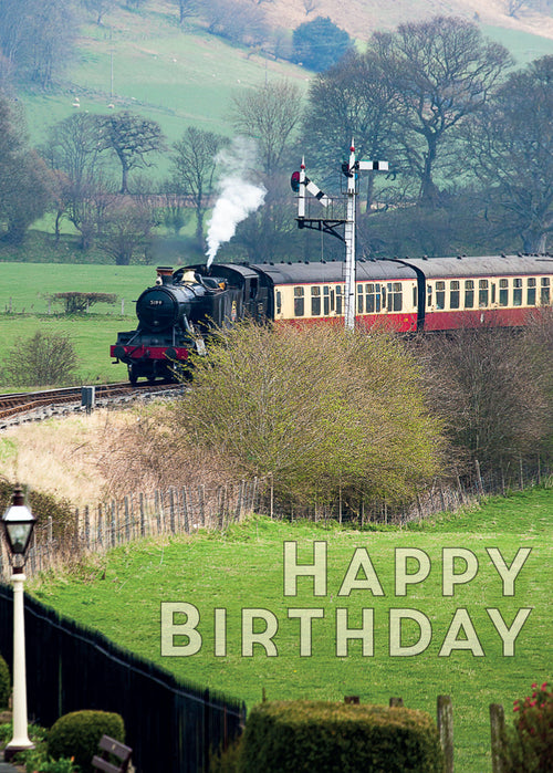 Birthday Card - Steam Train  (Order in 6)