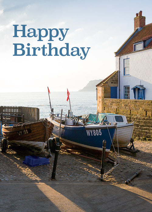 Birthday Card - Robin Hood's Bay  (Order in 6)