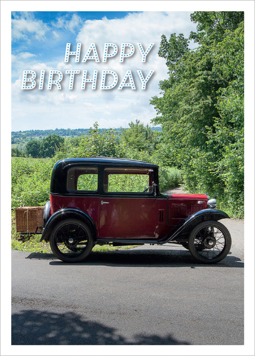 Birthday Card - Austin Seven  (Order in 6)