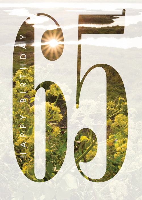 Age 65 Card - Hamford Water  (Order in 6)