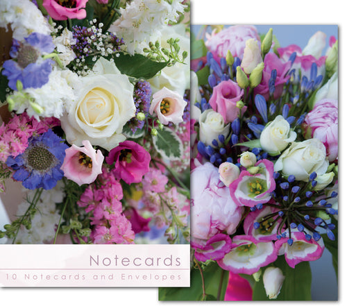 Notecard Wallet - Floral Bouquets (10 cards)