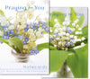 Praying For You Notecard Wallet - Lily Of The Valley (10 cards)