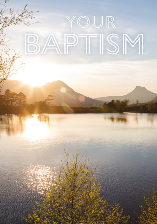 Baptism Card - Scottish Lake  (Order in 6)