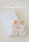Christening Card - Bible and Shoes  (Order in 6)