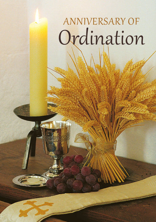 Anniversary of Ordination Card - Table  (Order in 6)
