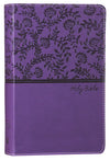 NKJV Deluxe Gift Bible Purple Red Letter Edition