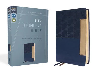 NIV Thinline Bible Giant Print Black Indexed (Red Letter Edition)