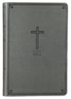 NKJV Value Thinline Bible Large Print Charcoal (Red Letter Edition)