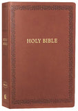 NKJV Holy Bible Soft Touch Edition Brown (Black Letter Edition)