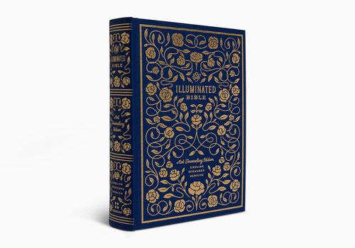 ESV Illuminated™ Bible, Art Journaling Edition Cloth over Board, Navy