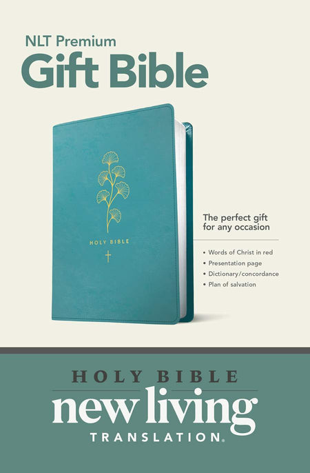 NLT Premium Value Compact Bible, Filament-Enabled Edition (LeatherLike, Black Mountainscape)