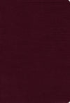 NIV Thinline Bible Large Print Burgundy Indexed (Red Letter Edition)