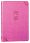 NIV Value Thinline Bible Large Print Pink (Black Letter Edition)